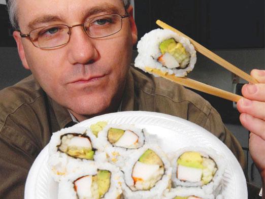 Cómo comer sushi?