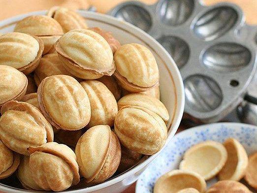 Nueces con leche condensada. Receta