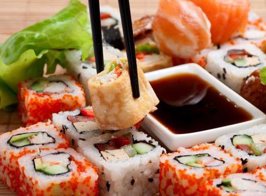 ¿Cuántas calorías hay en el sushi?