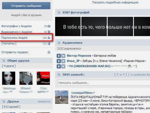 ¿Cómo hacer más suscriptores en VKontakte?