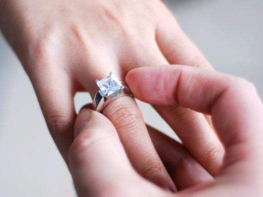 ¿De qué mano están los anillos de boda?