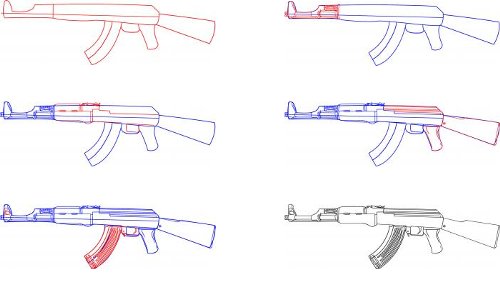 Cómo dibujar un arma?