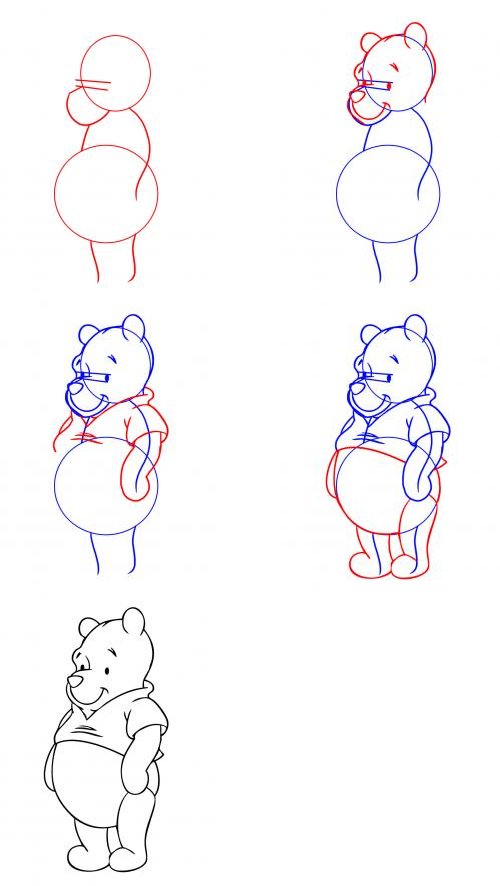 Cómo dibujar a Winnie?