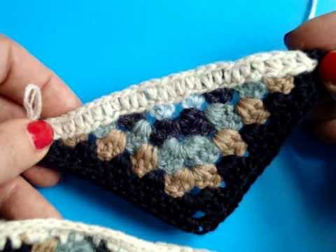 ¿Cómo atar el borde del producto crochet?