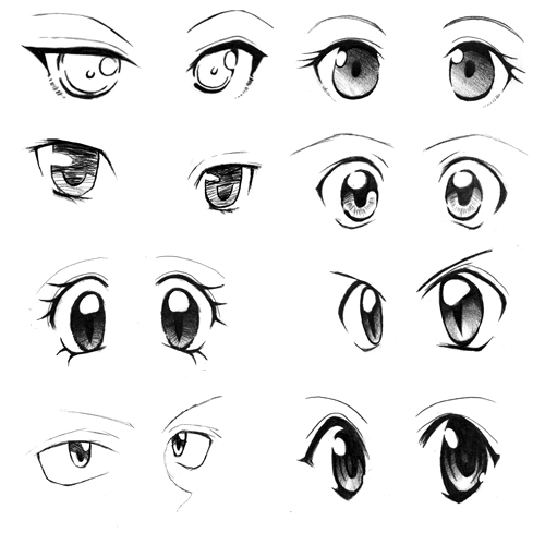 Cómo dibujar un ojo de anime?