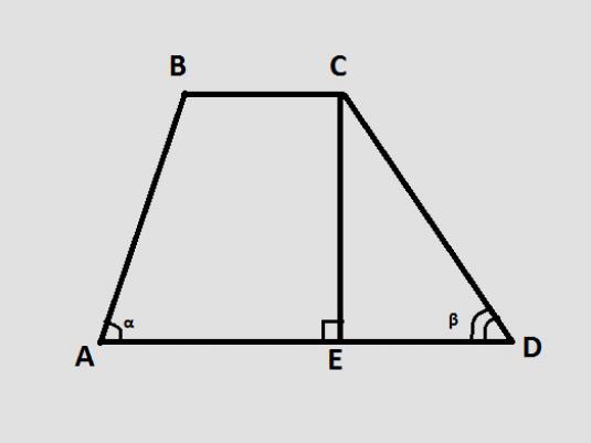 ¿Cómo encontrar los ángulos de un trapezoide?