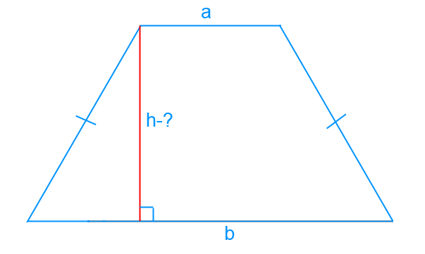 ¿Cómo encontrar la altura de un trapecio?